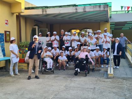 Special Olympics Minenna, l’assessore Nasso alla festa del centro diurno disabili